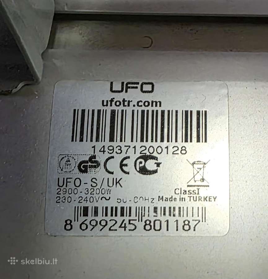 Infraredinis šildytuvas Ufo 3kw. Kaina - 70eur - nuotraukos Nr. 3