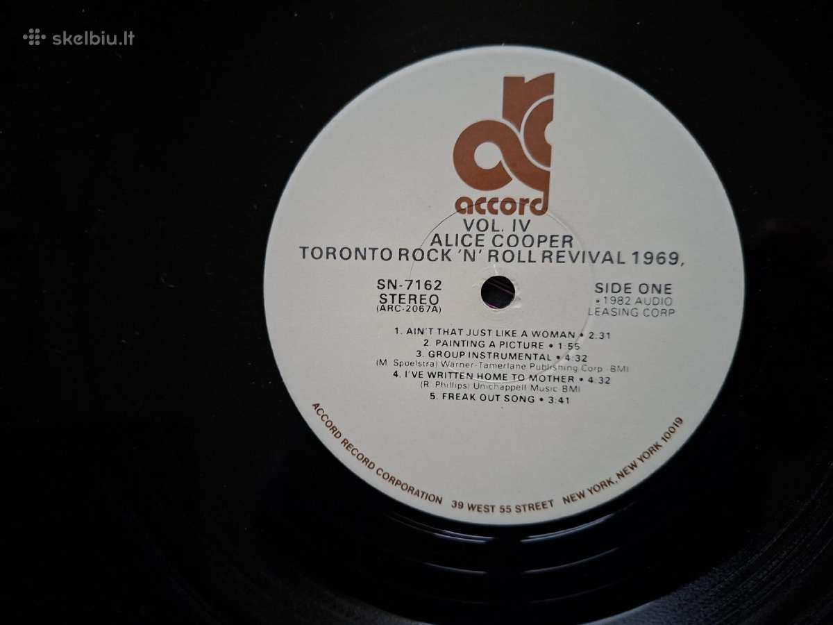 Alice Cooper 1982“toronto Rocknroll Revival 1969 - nuotraukos Nr. 3