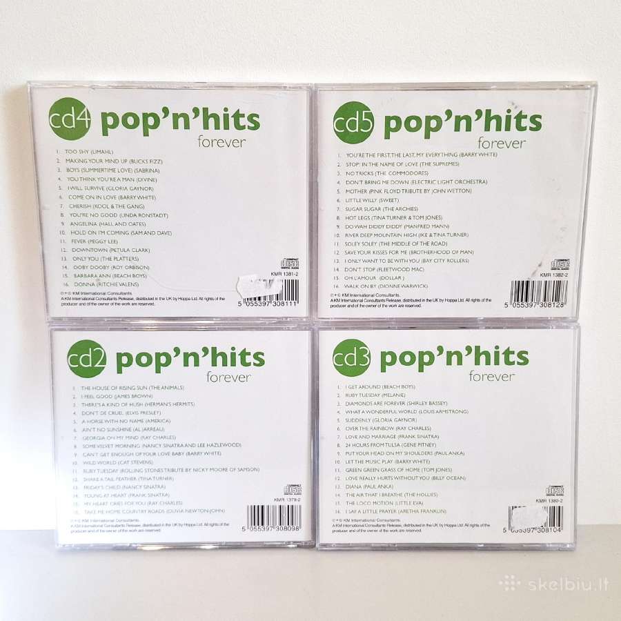 Pop'n'hits Forever (4 x CD rinkinys) - nuotraukos Nr. 2