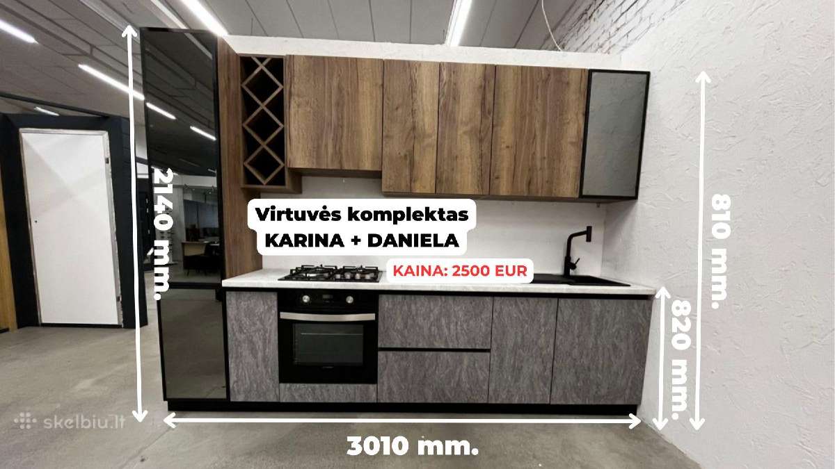 Virtuvių komplektai Pigiai - nuotraukos Nr. 12