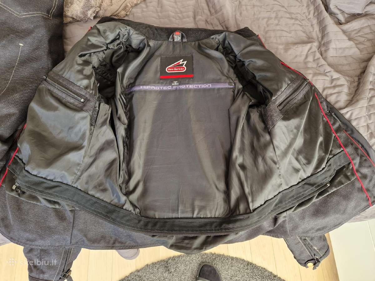 Šalmas, moto tekstilinė apranga, džinsai,pirštinės - nuotraukos Nr. 9