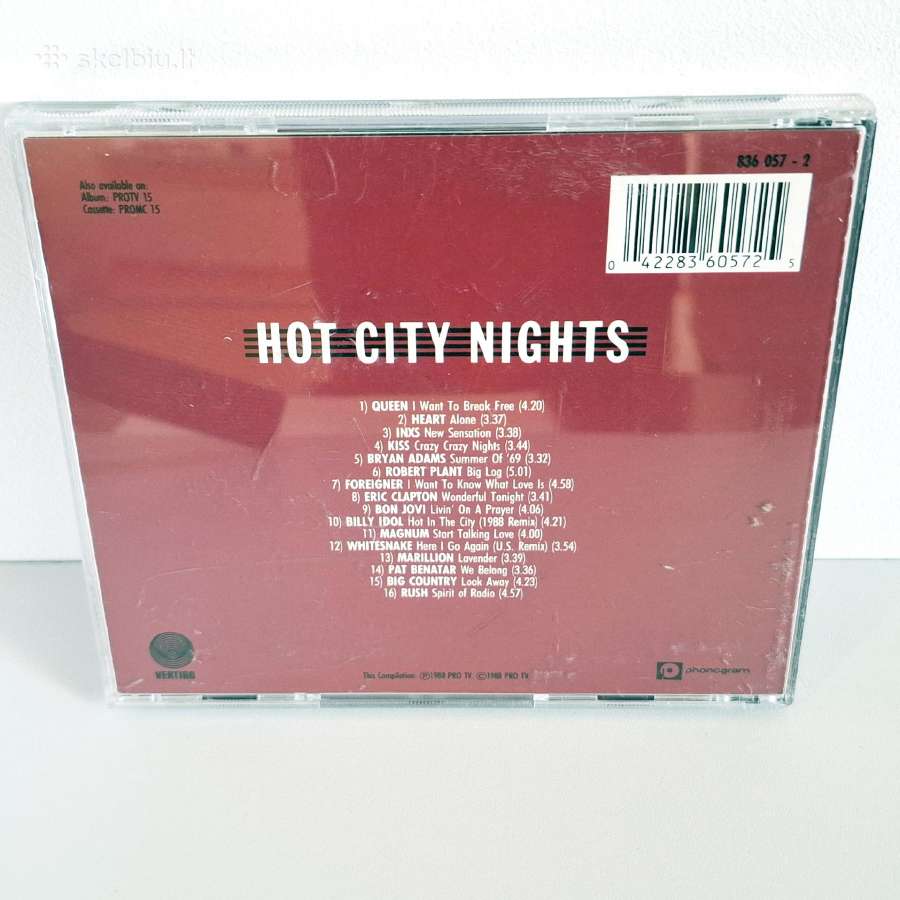 Hot City Nights (CD, rinkinys) - nuotraukos Nr. 2