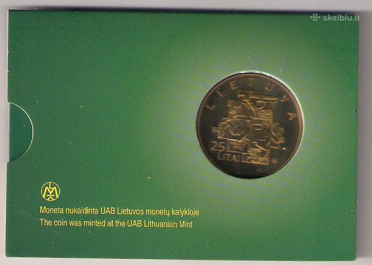 Lietuvos Sąjūdis 25 litų moneta 2013 - nuotraukos Nr. 2