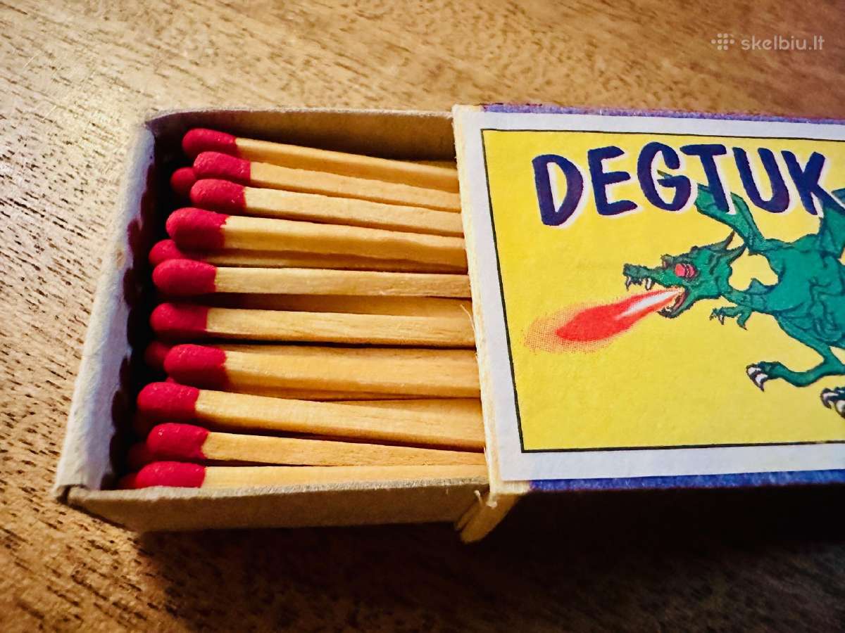 Vintažiniai degtukai - nuotraukos Nr. 4