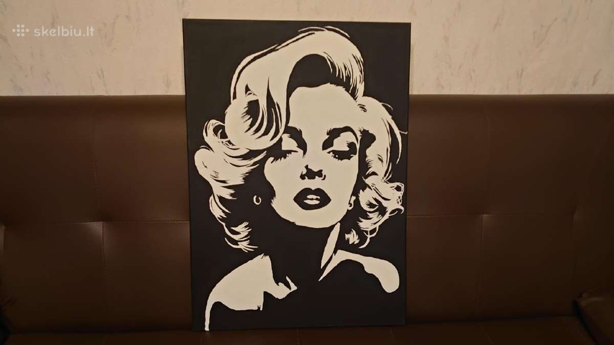 Tapytas paveikslas Marilyn Monroe