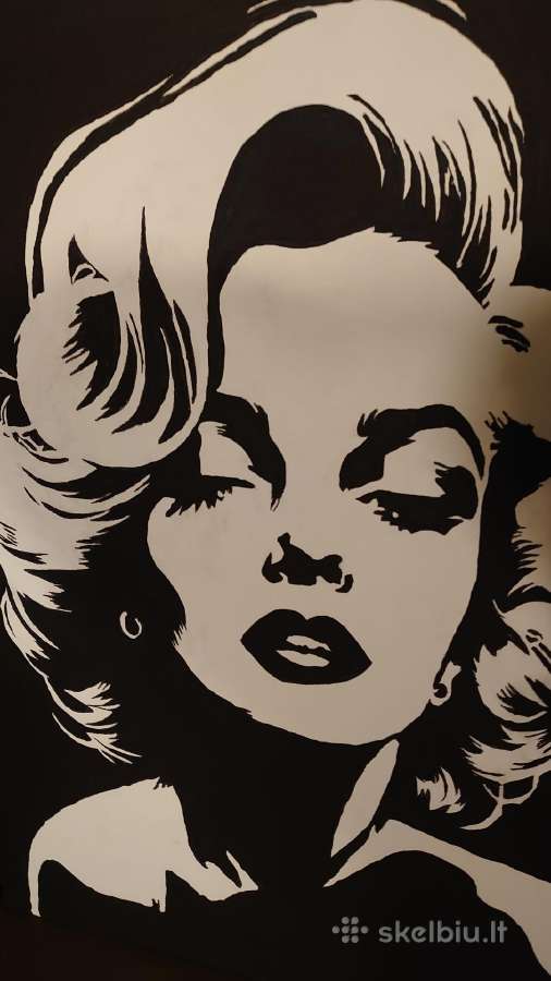 Tapytas paveikslas Marilyn Monroe - nuotraukos Nr. 4