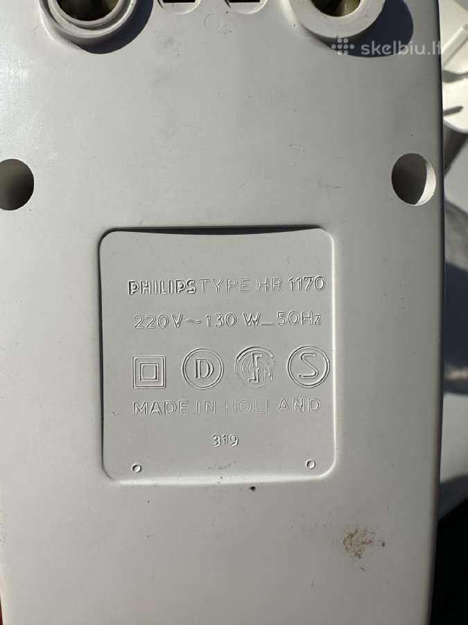 Philips Hr-1170 mikseris - nuotraukos Nr. 4
