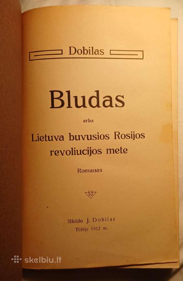 Senovinė lietuviška knyga. Dobilas. Blūdas. - nuotraukos Nr. 2