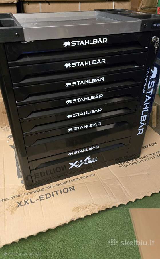 Vokiški įrankių vežimėliai „Stahlbär"