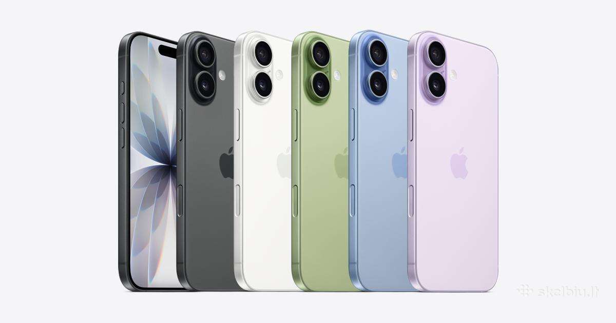 Apple iPhone 17 256gb naujas garantija