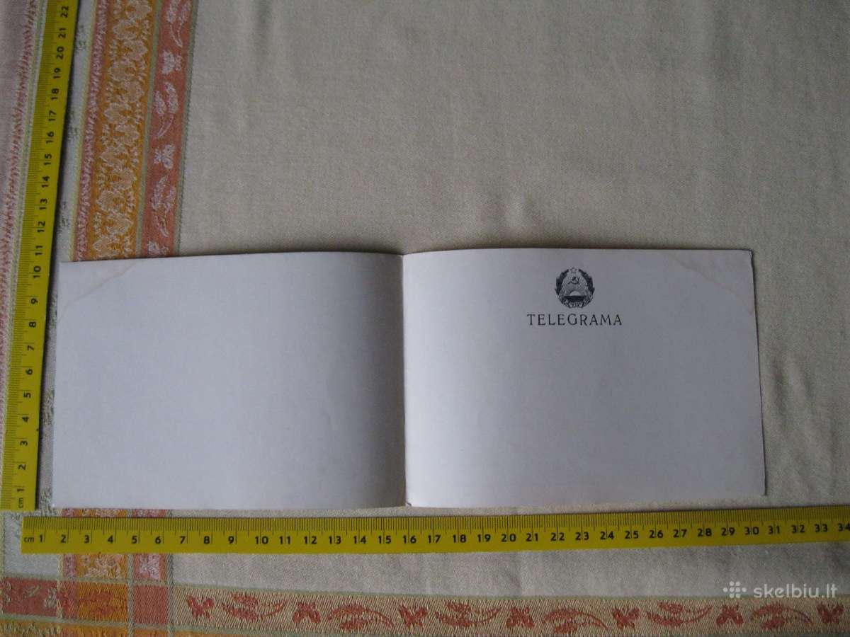 Atvirute - Telegrama is 20-amziaus. Is Kolekcijos - nuotraukos Nr. 3