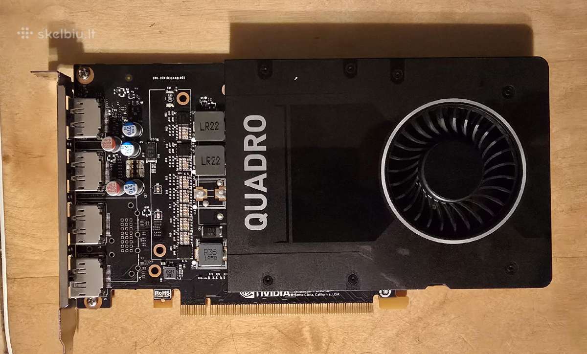 Quadro K1200 K2200 P400 P600 P620 P1000 P2000 - nuotraukos Nr. 2