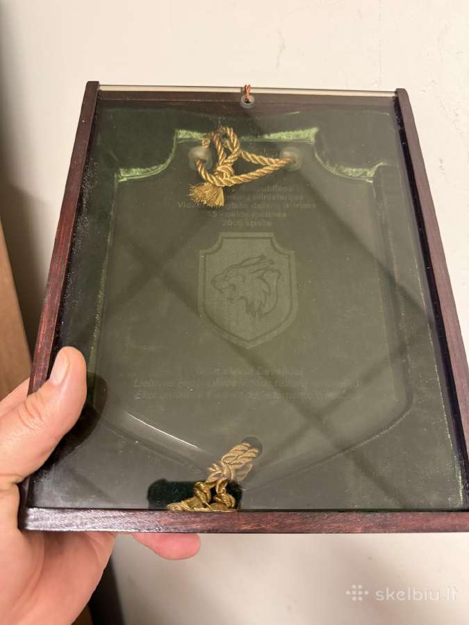 Vidaus reikalu ministerijos 15 metinių plaketė