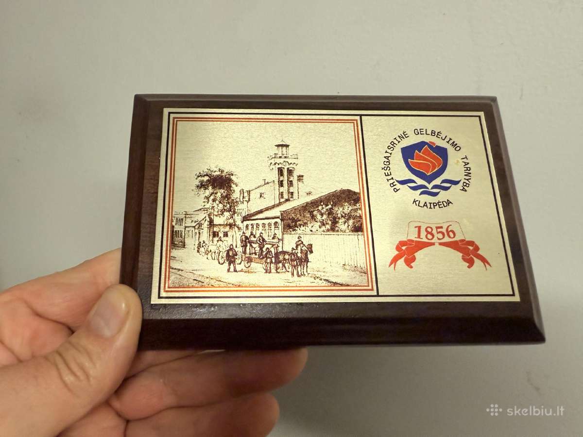 Klaipėdos priešgaisrinės gelbėjimo tarnyba plaketė