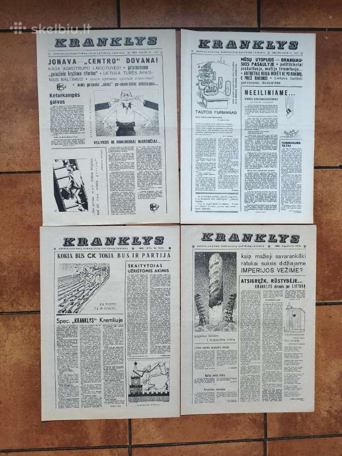 Satyrinis laikraštis "Kranklys" 1989 metai
