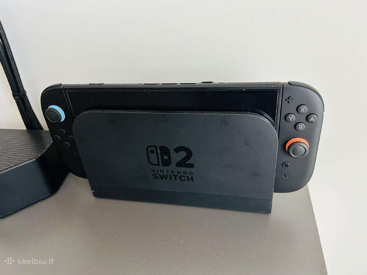 Nintendo Switch 2 + Dėklas + Žaidimai - nuotraukos Nr. 3