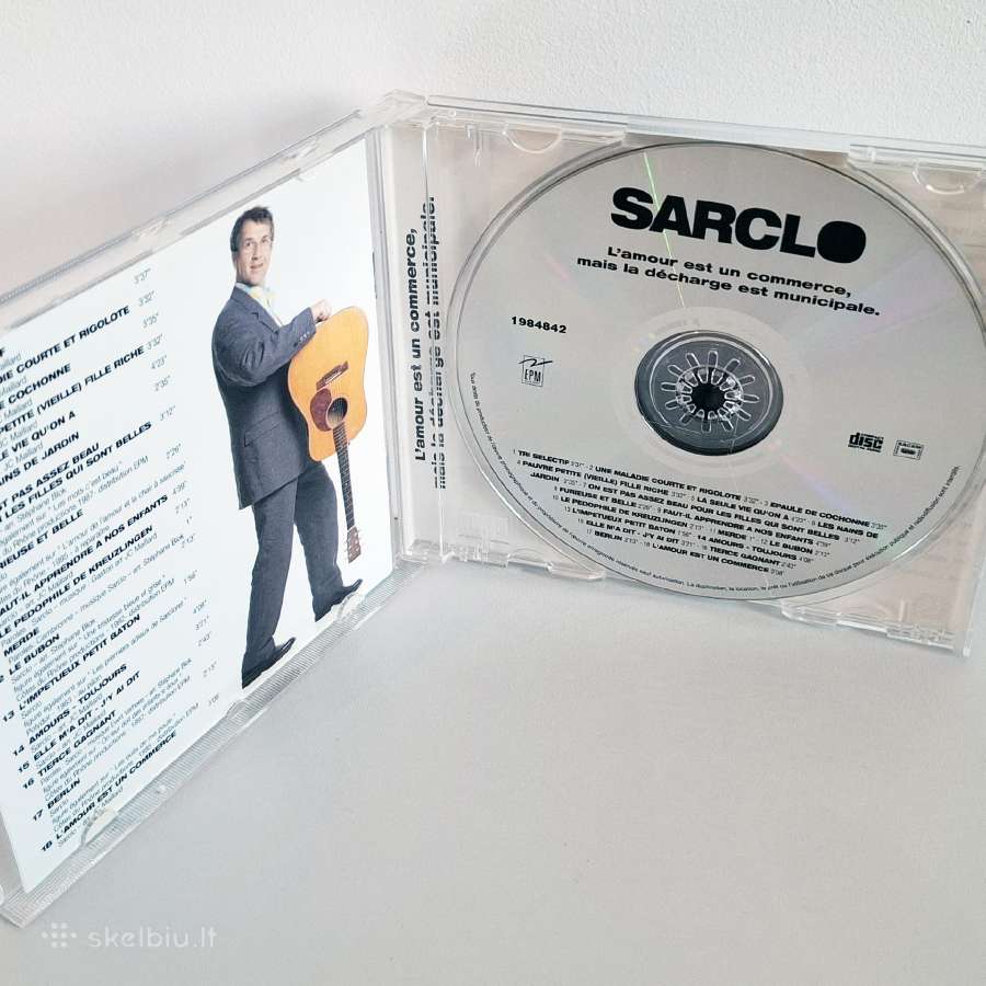 Sarclo - L'amour Est Un Commerce. (CD, albumas) - nuotraukos Nr. 3