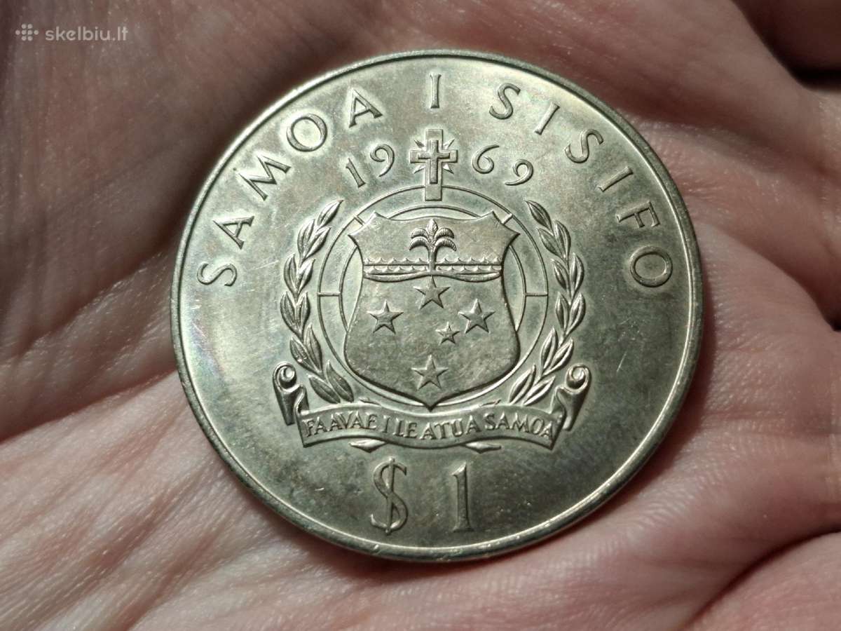Samoa 1 tala 1969 proginė - nuotraukos Nr. 2