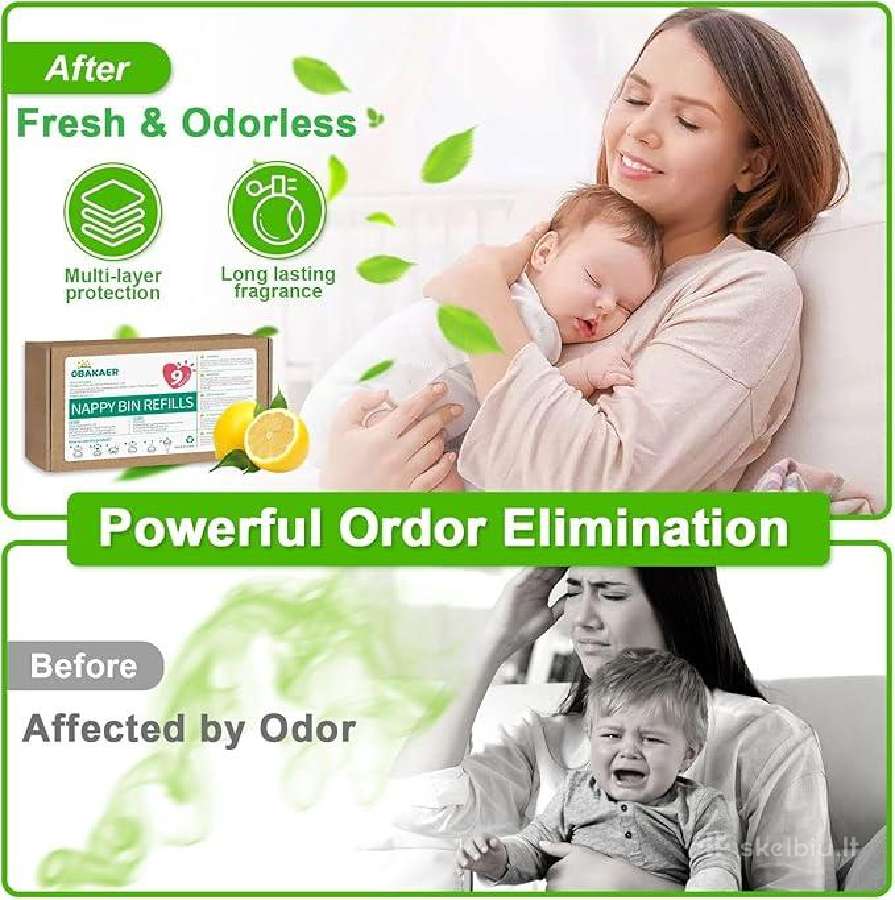 Sauskelnių kasetės Tommee Tippee maišai - nuotraukos Nr. 3