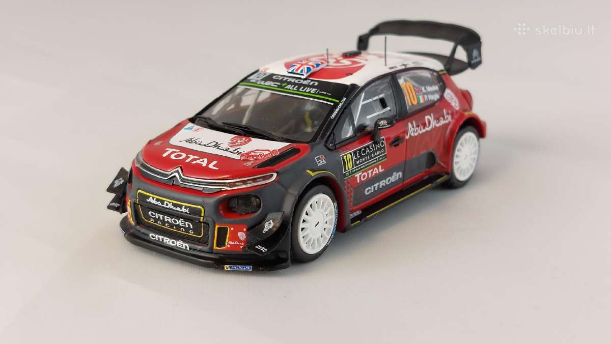 1/43 modeliukai Citroen C3 Mk3 20018 hatchback Wrc