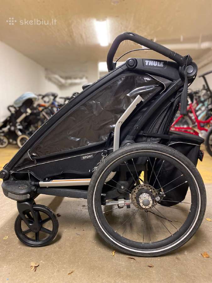 Thule chariot sport 2 juodas