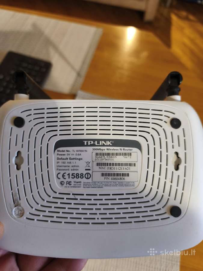 Tp-link 300mbps Lan WiFi maršrutizatorius-routeris - nuotraukos Nr. 2