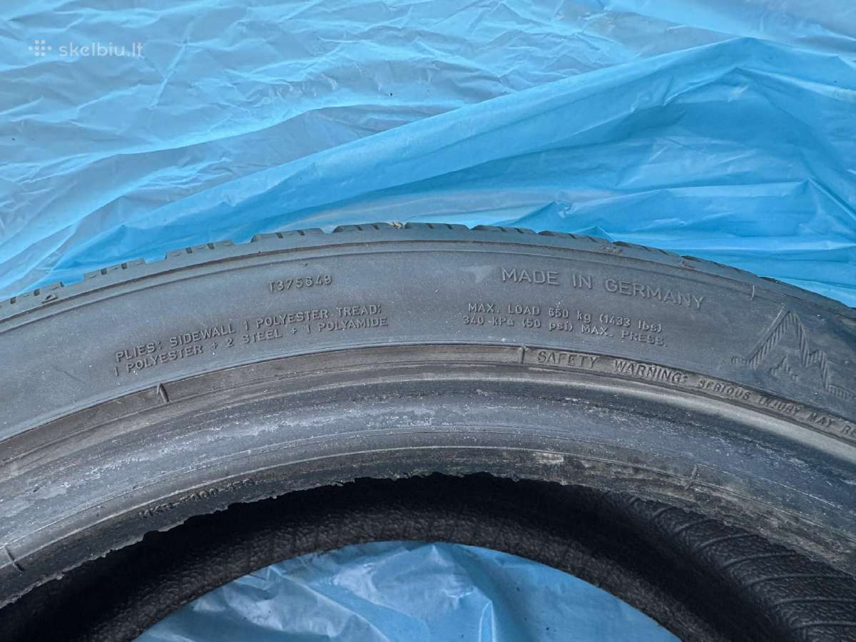 Žieminės padangos Dunlop Winter Sport 5 R18 - nuotraukos Nr. 4