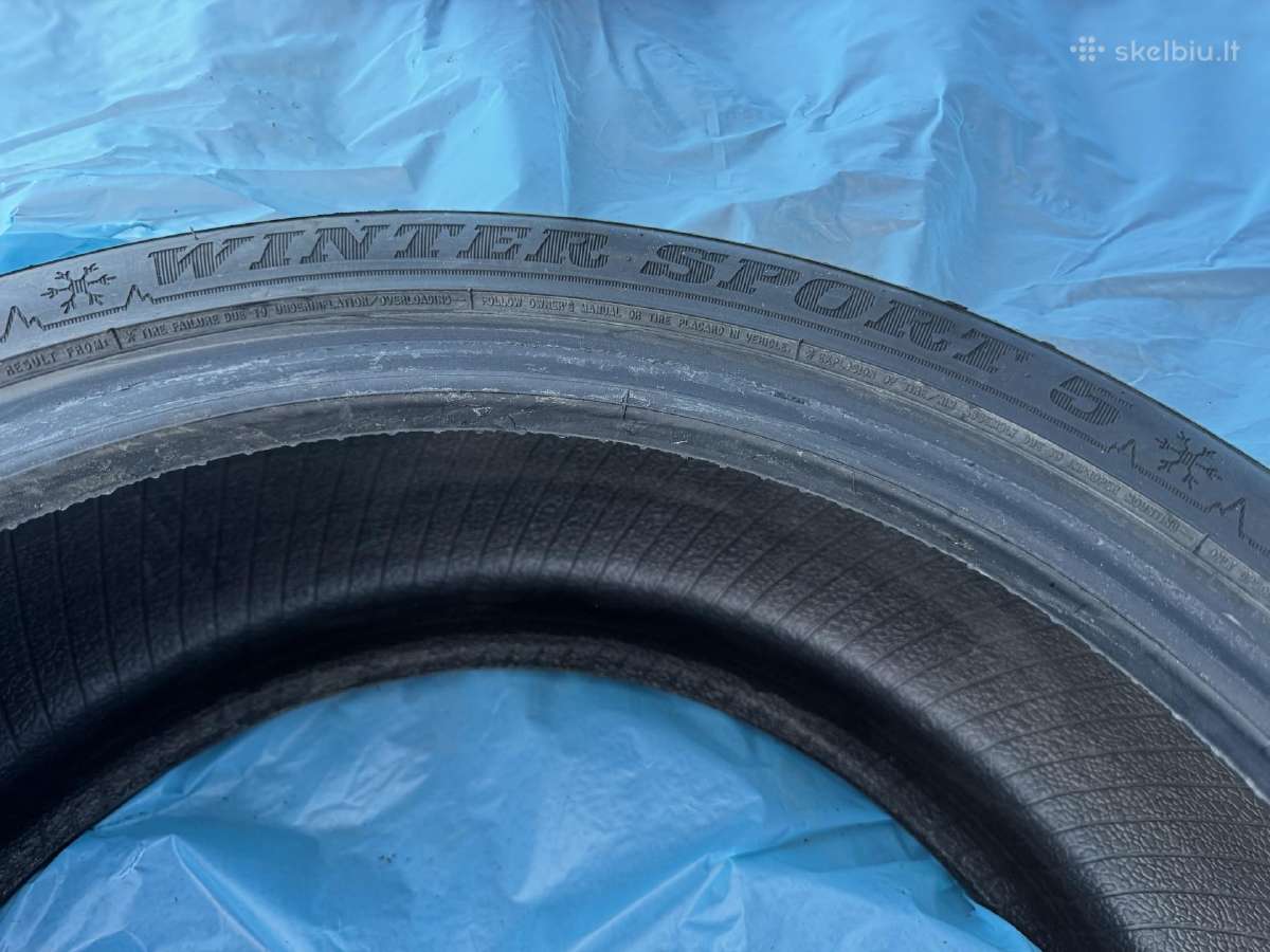 Žieminės padangos Dunlop Winter Sport 5 R18 - nuotraukos Nr. 6