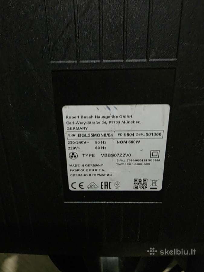 Bosch siurblys Moveon mini - nuotraukos Nr. 4