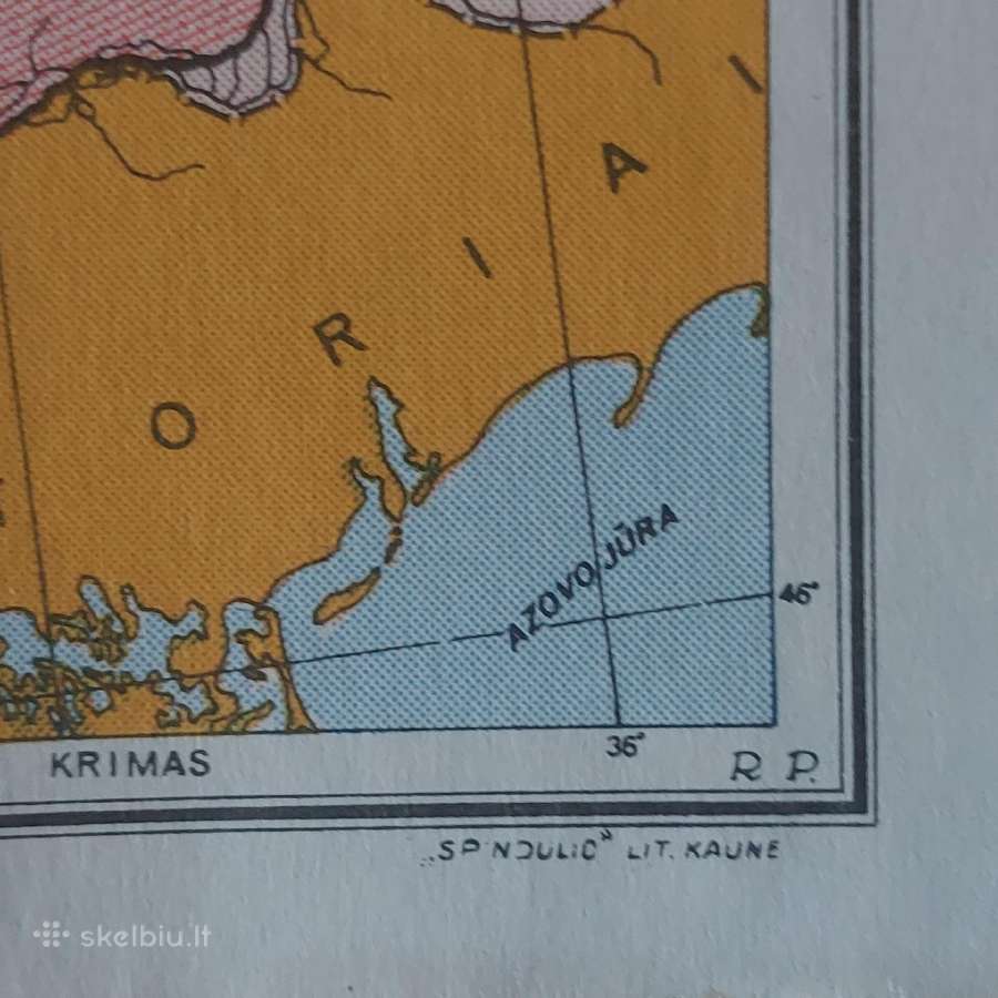 Žemėlapis - Lietuva XIII - XV amž. - nuotraukos Nr. 4