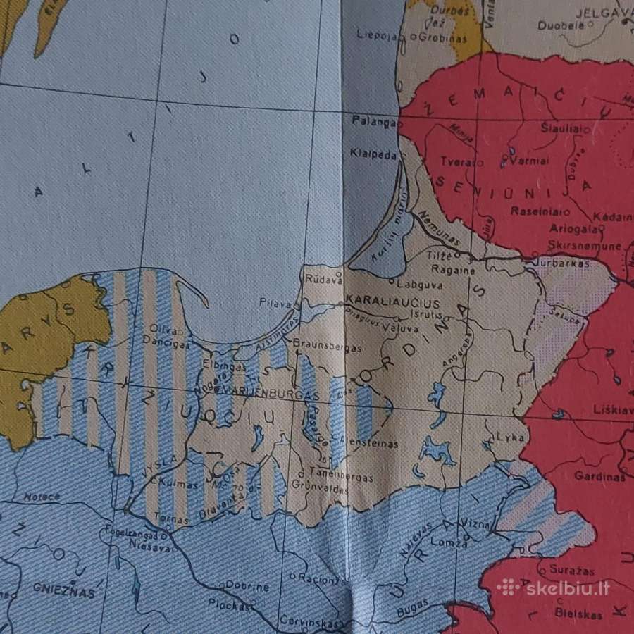 Žemėlapis - Lietuva XIII - XV amž. - nuotraukos Nr. 6