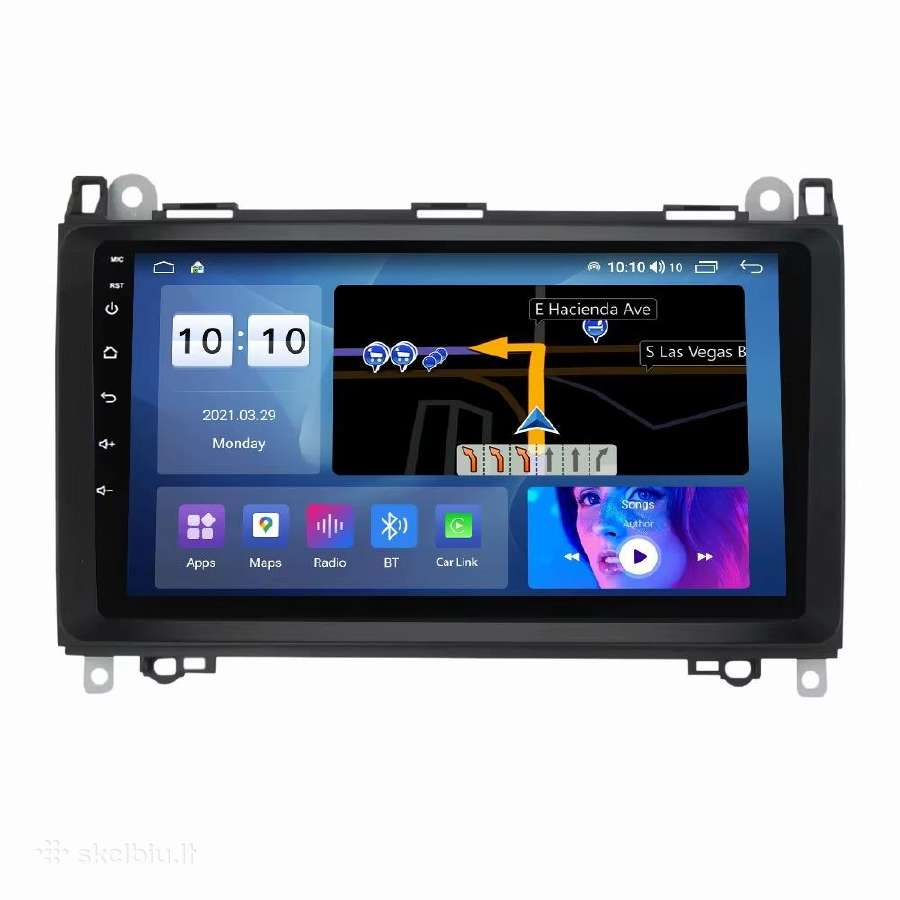Mercedes Benz MB ir VW Crafter android multimedija - nuotraukos Nr. 2