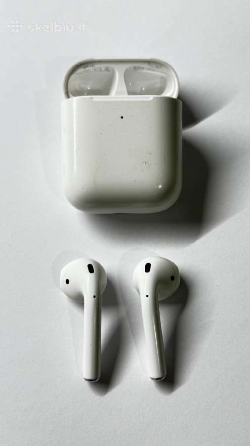Ausinės Airpods 2 with Wireless Charging Case - nuotraukos Nr. 5