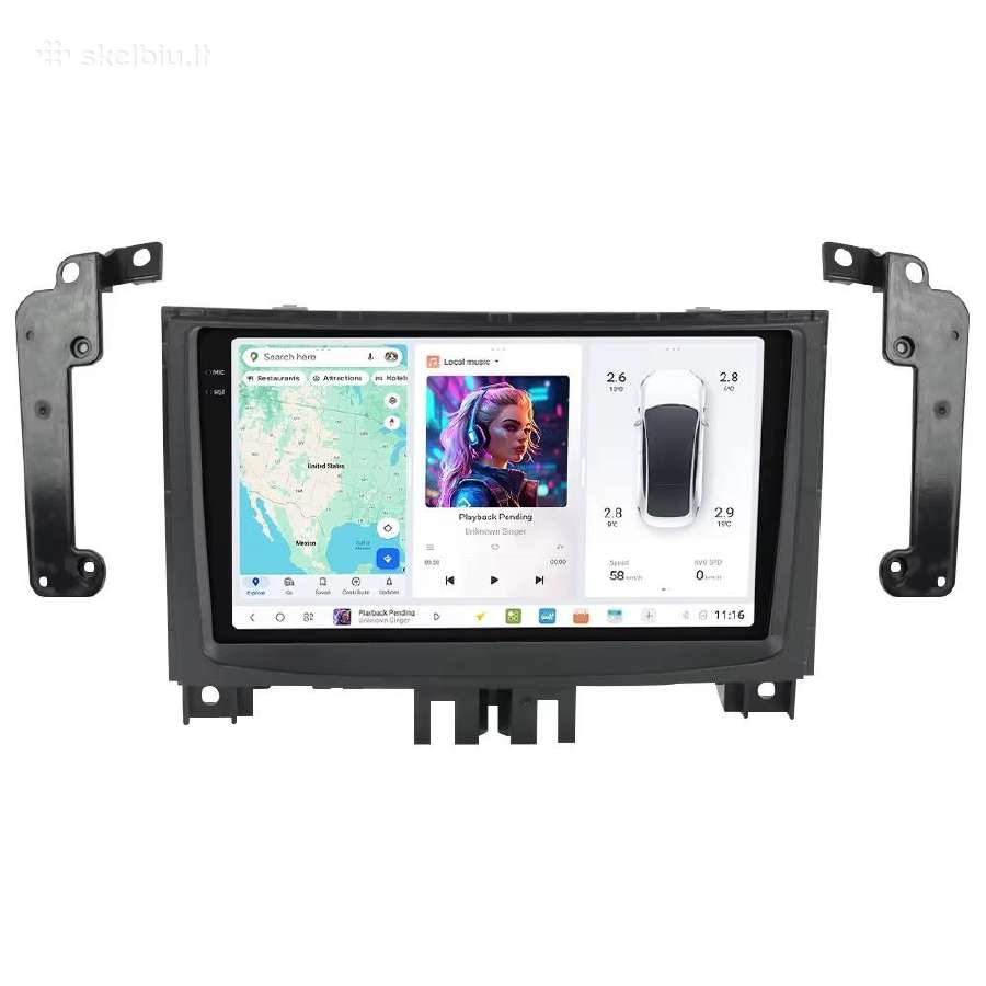 Mercedes Benz MB ir VW Crafter android multimedija