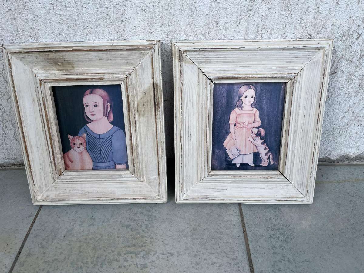 Paveikslai su natūralaus medžio rėmais 4 vnt. - nuotraukos Nr. 3