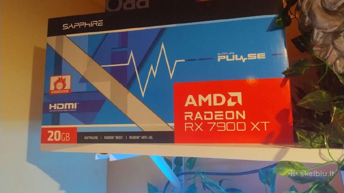 7900xt Gpu 20gb Vram vaizdo plokštė/graphics card