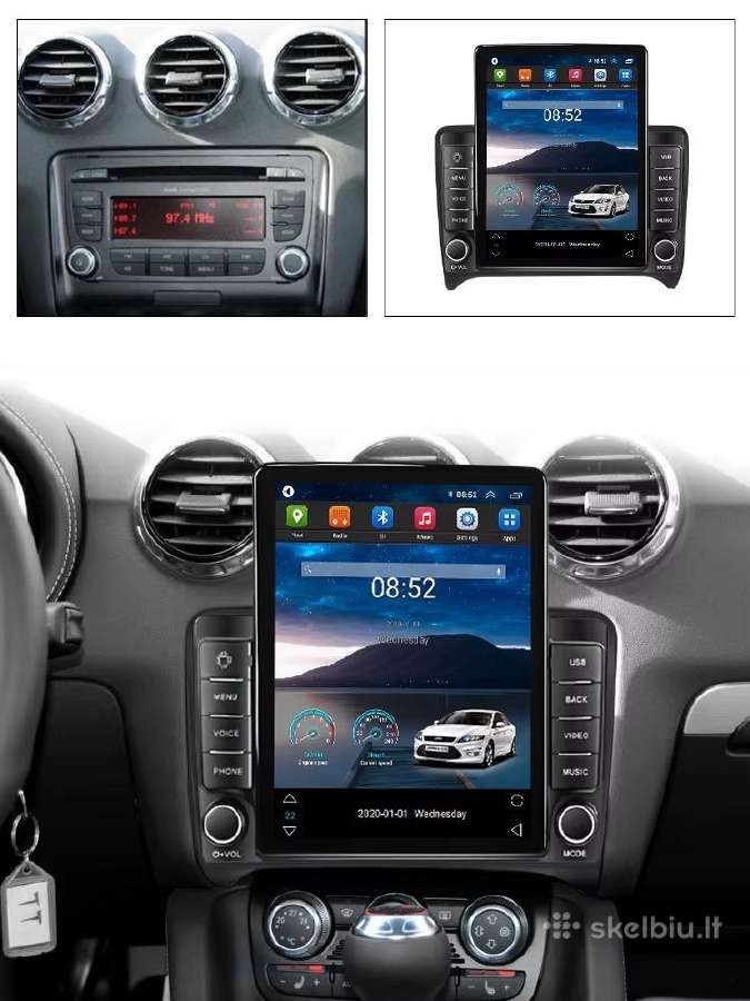 Parduodu Audi TT 2006-2016 android multimediją - nuotraukos Nr. 5