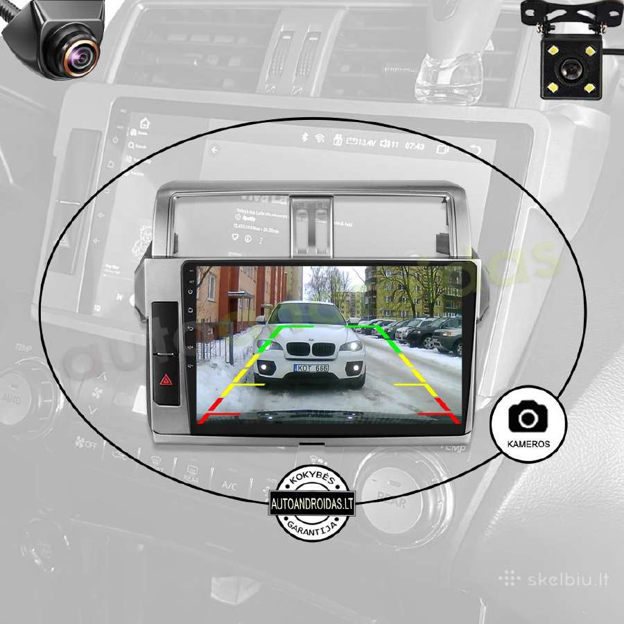 Land Cruiser Prado 150 2009-17 Android multimedija - nuotraukos Nr. 8