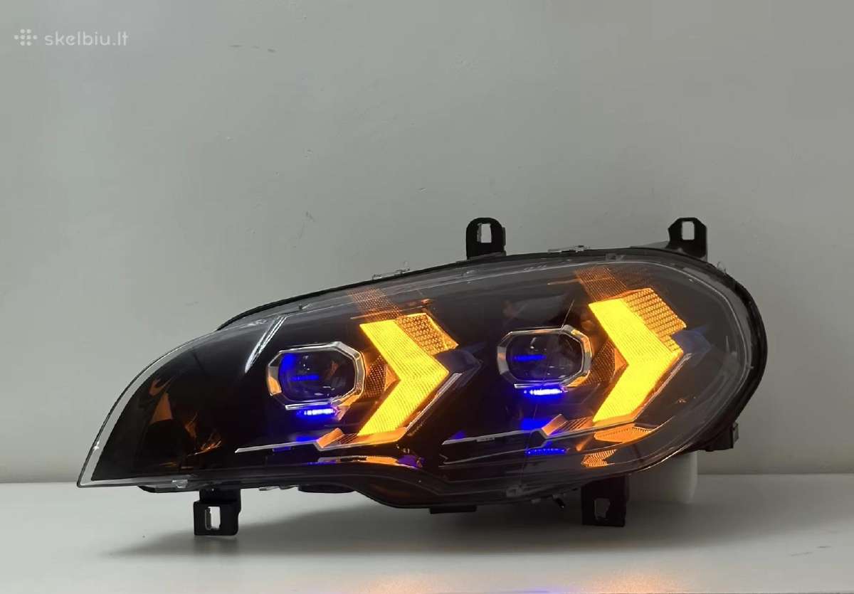Modifikuoti Bmw X5 E70 priekiniai žibintai - nuotraukos Nr. 13