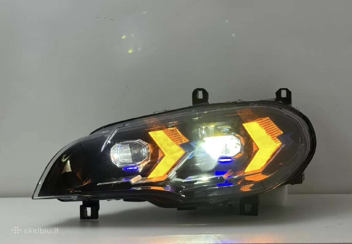 Modifikuoti Bmw X5 E70 priekiniai žibintai - nuotraukos Nr. 15