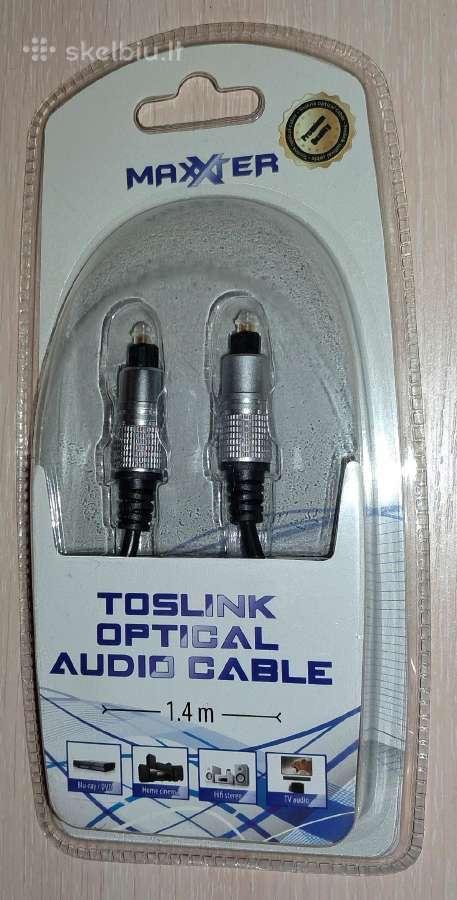Maxxter Toslink skaitmeninis optinis garso kabelis