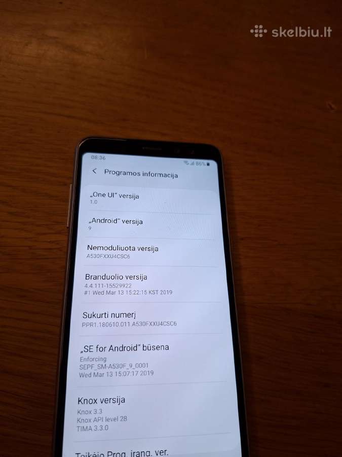 Samsung-a8su nauna baterija. - nuotraukos Nr. 3