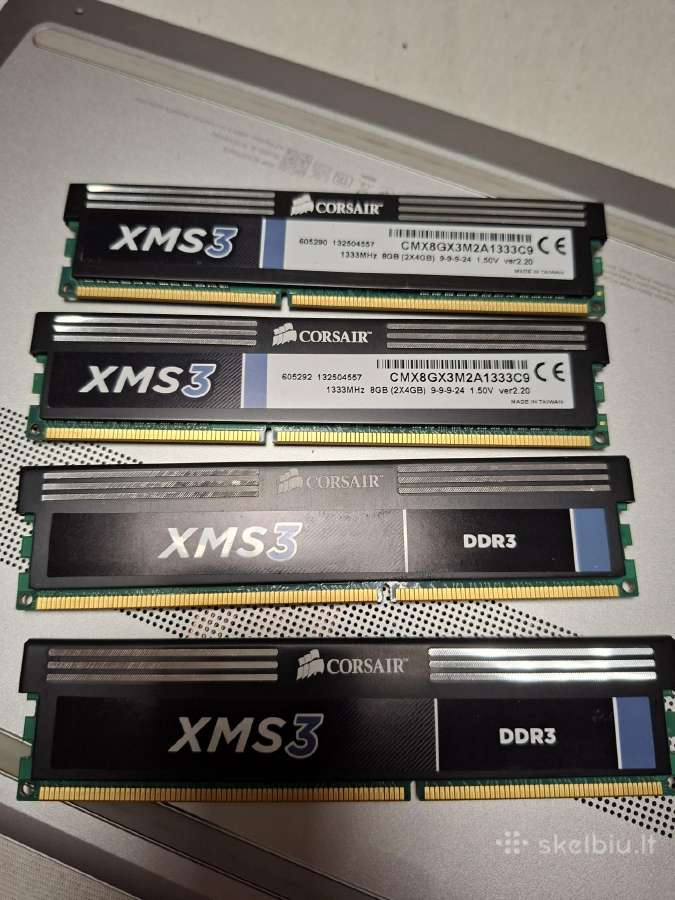 RAM ddr3. 44gb - nuotraukos Nr. 2