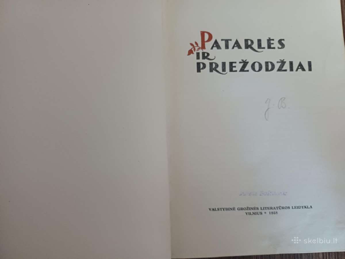 Parduodu knyga,patarles ir priežodžiai,1958m