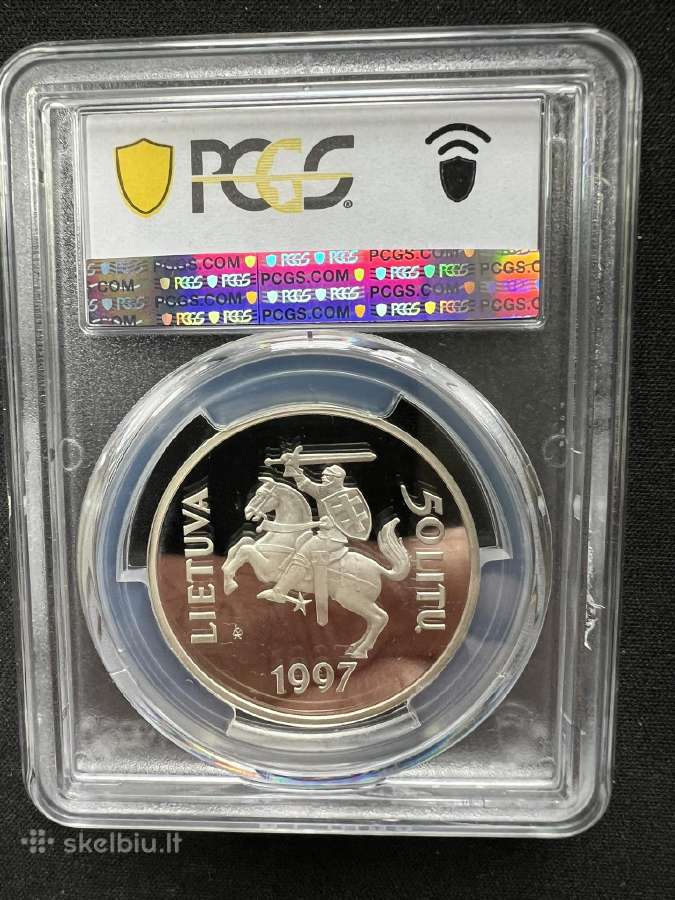 1997 m. 50 Litu - Knyga- Pcgs Pr 67 Dcam- - nuotraukos Nr. 3