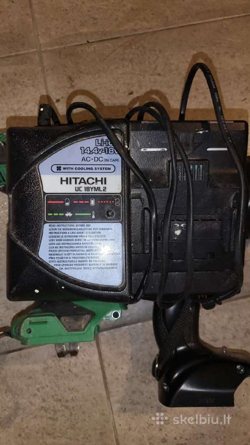 Hitachi suktukas prožektorius ir pakrovejas be bat - nuotraukos Nr. 2