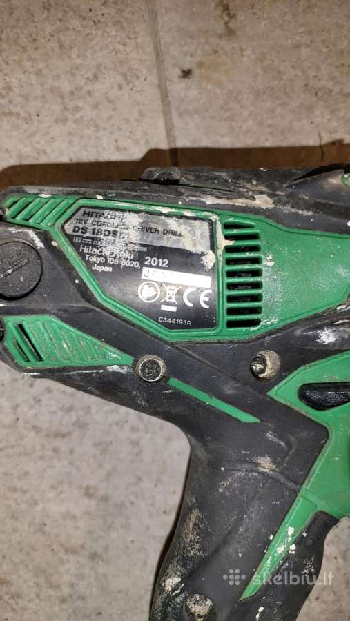 Hitachi suktukas prožektorius ir pakrovejas be bat - nuotraukos Nr. 4