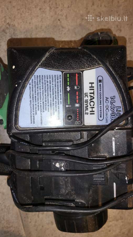 Hitachi suktukas prožektorius ir pakrovejas be bat - nuotraukos Nr. 5