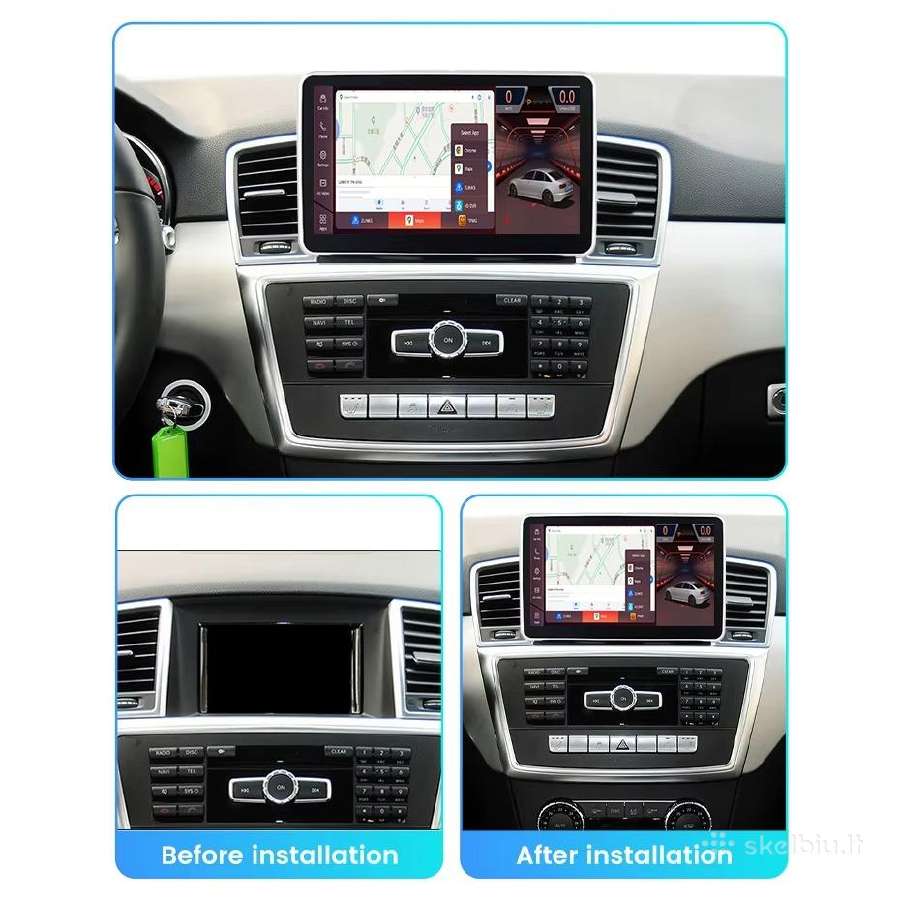 Mercedes Benz Ml W166 Gl X166 android multimedija - nuotraukos Nr. 8