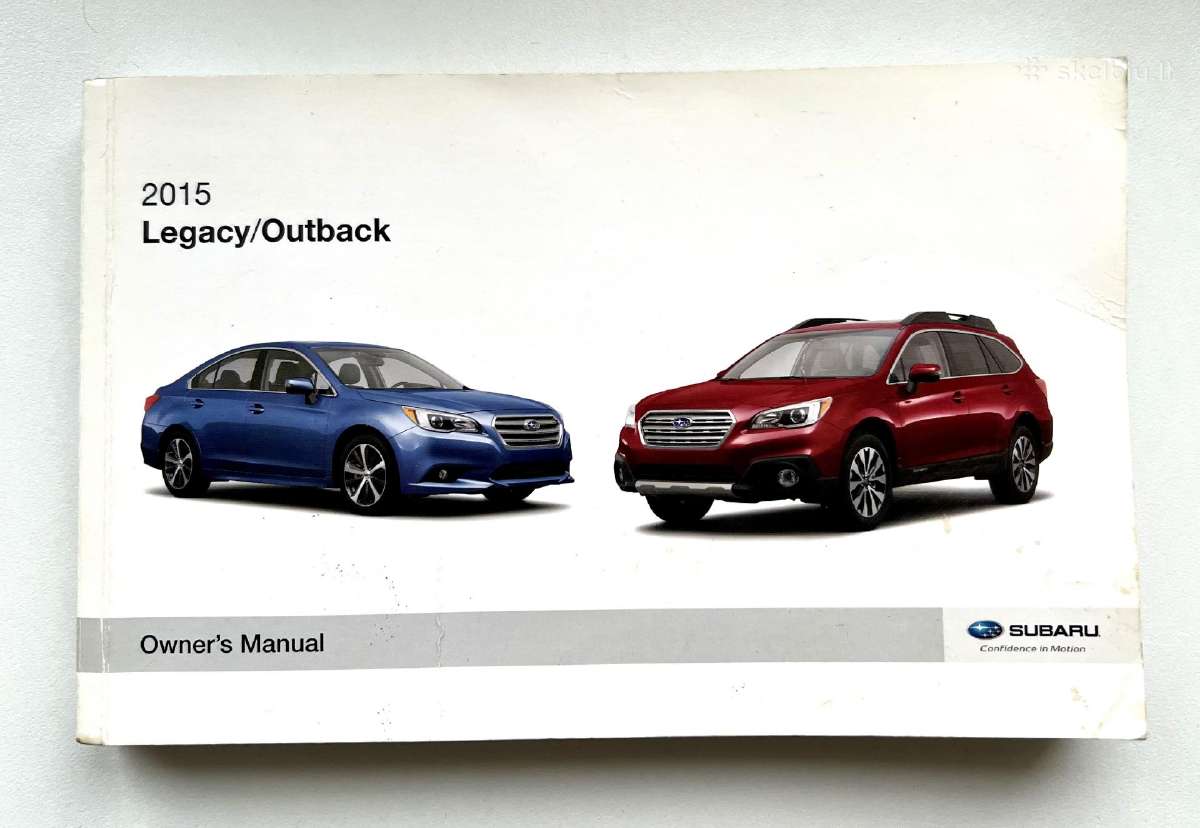 Subaru vartotojo vadovėlis